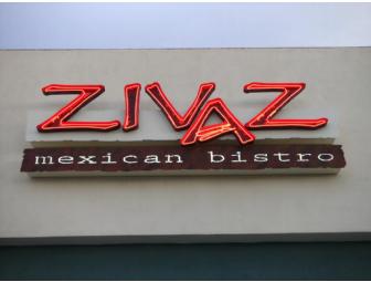 $50 Gift Card to Zivaz Mexican Bistro