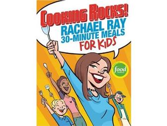 Kid's Cooking Package (Rachael Ray cookbook, monkey fryer and 2 Vintage aprons)