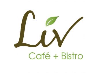 $15 Gift Card to Liv Cafe & Bistro in St. Phillip's Plaza