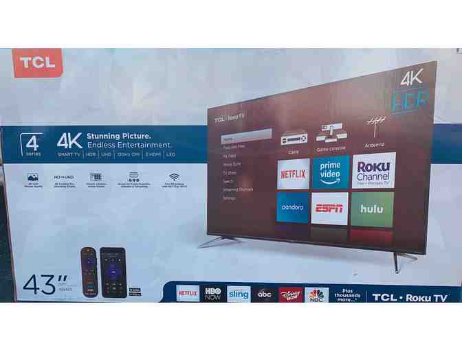 TCL 43' Class 4-Series 4K Roku Smart TV