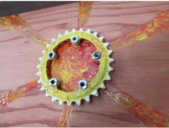 Recycled Cycling Art