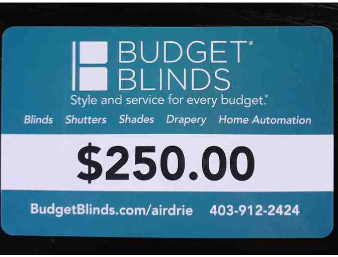 $250 Gift Card for Budget Blinds of Airdrie - Photo 1