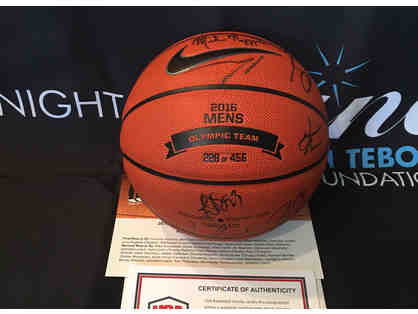 2016 USA Men's Basketball Team Limited Edition Autographed Basketball