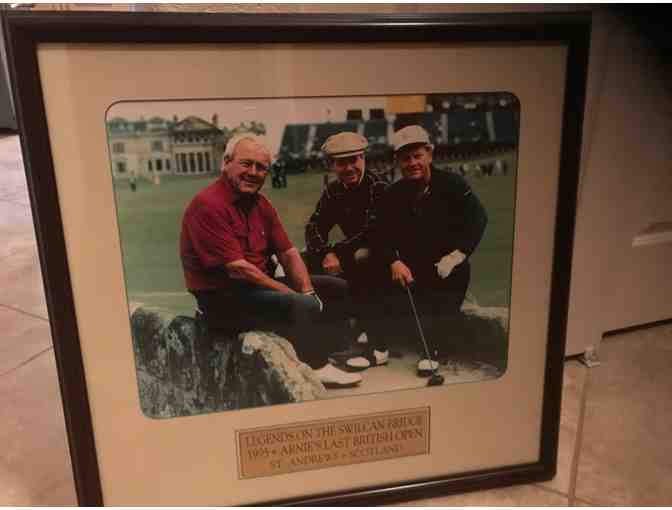 26x26 Framed Picture of Arnold Palmer, Jack Nicklaus and Tom Watson - Photo 1