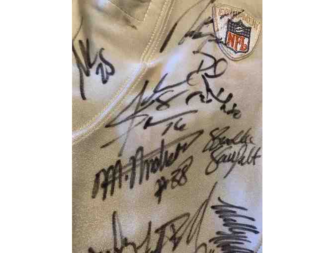 Denver Broncos Football Pants Signed by 35 Players On The 2003 Team