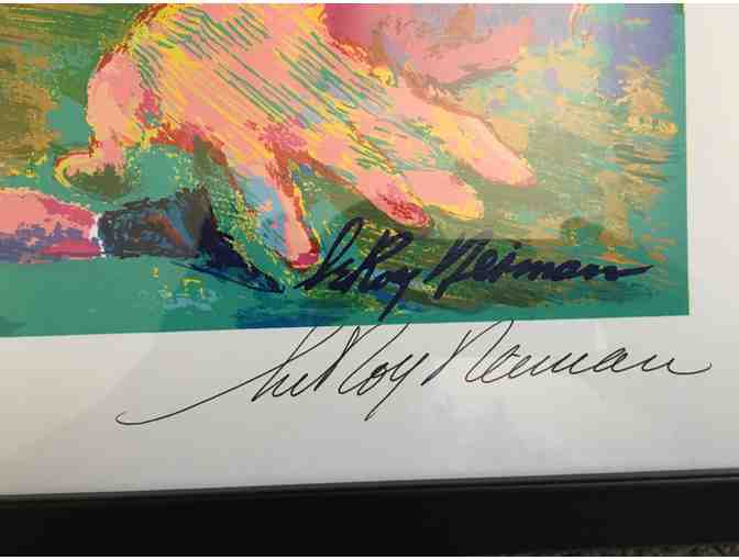 LeRoy Neiman Signed Serigraph of Olympic Wrestler David Schultz, Killed by John Du Pont at