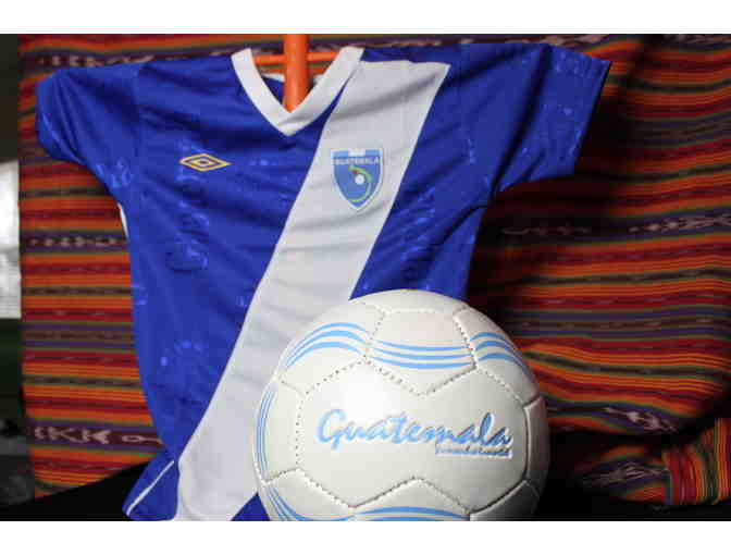 Guatemalan Soccer Jersey (Size 16) and Guatemalan Soccer Ball