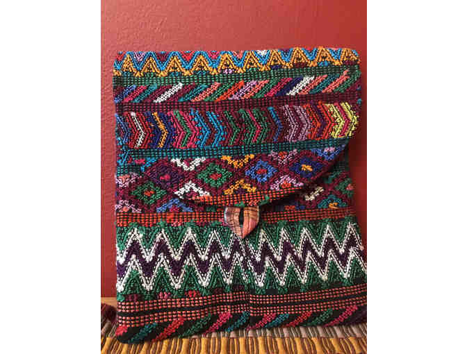 Guatemalan multicolored woven purse