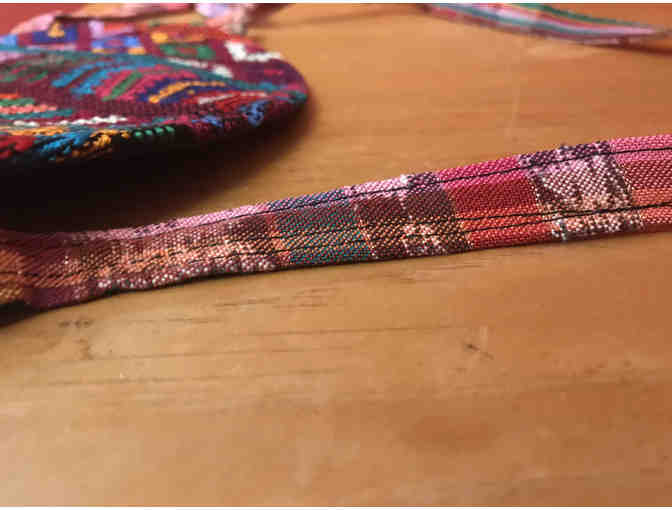 Guatemalan multicolored woven purse