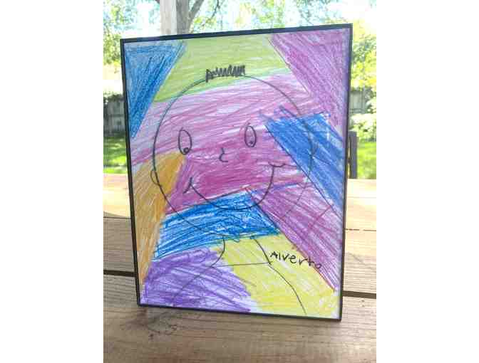 z Art by the children of El Amor de Patricia ~ 'SELF PORTRAIT' Made with Love by Alverto