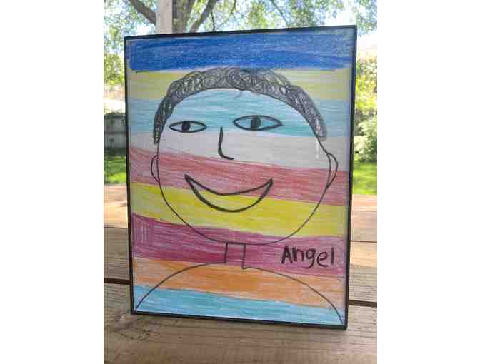 z Art by the children of El Amor de Patricia ~ 'SELF PORTRAIT' Made with Love by Angel