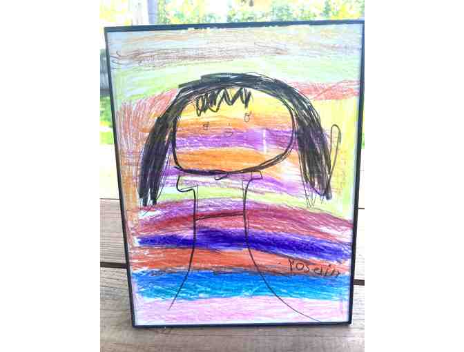 z Art by the children of El Amor de Patricia ~ 'SELF PORTRAIT' Made with Love by Yoselin