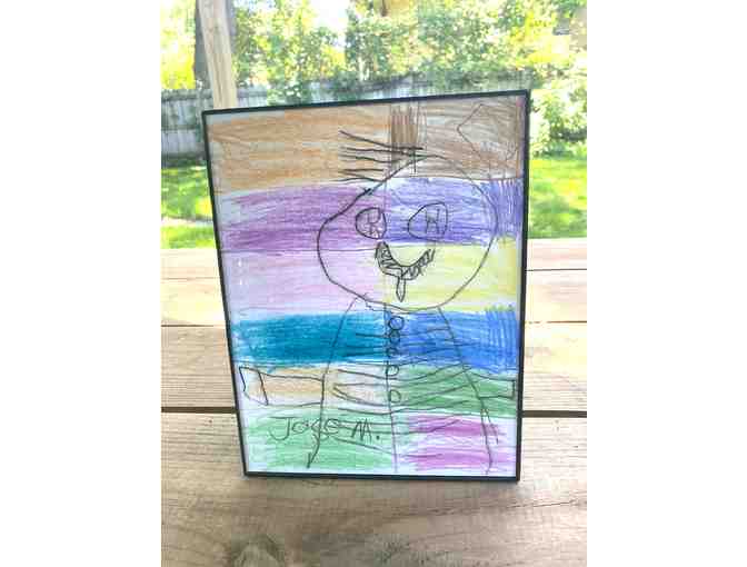 z Art by the children of El Amor de Patricia ~ 'SELF PORTRAIT' Made with Love by Jose M.