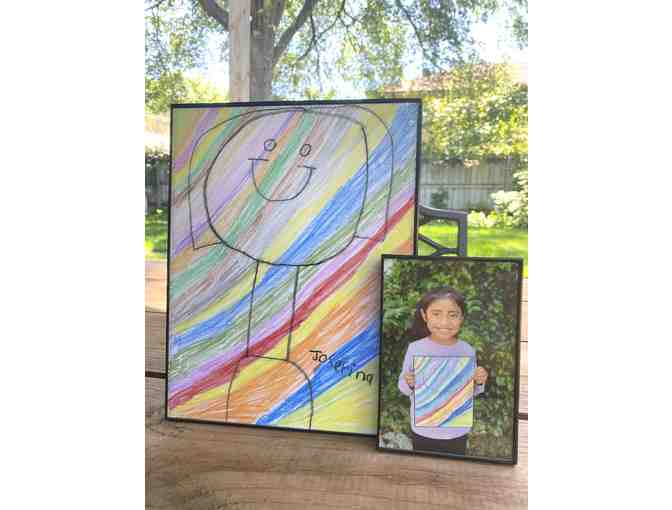 z Art by the children of El Amor de Patricia ~ 'SELF PORTRAIT' Made with Love by Josefina