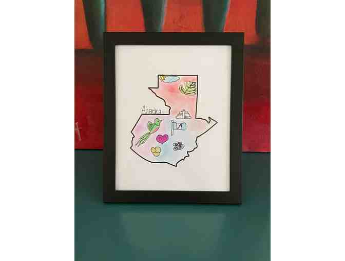 z Art by the children of El Amor de Patricia ~ 'Guatemala' Made with Love by Angelica