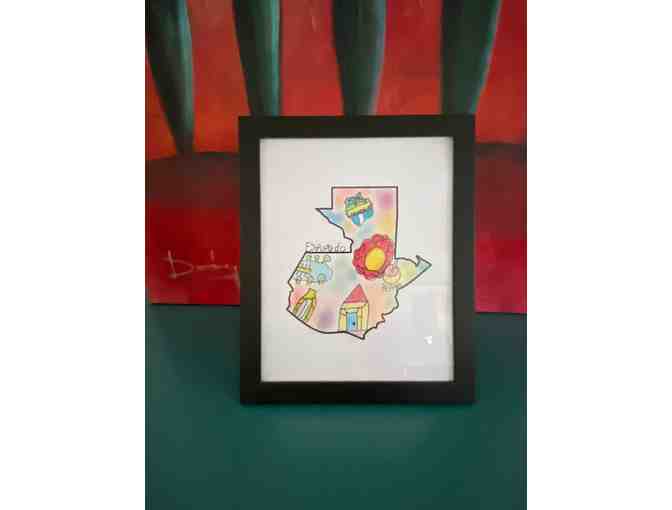 z Art by the children of El Amor de Patricia ~ 'Guatemala' Made with Love by Jhony