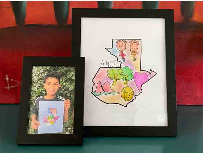 z Art by the children of El Amor de Patricia ~ 'Guatemala' Made with Love by Angel