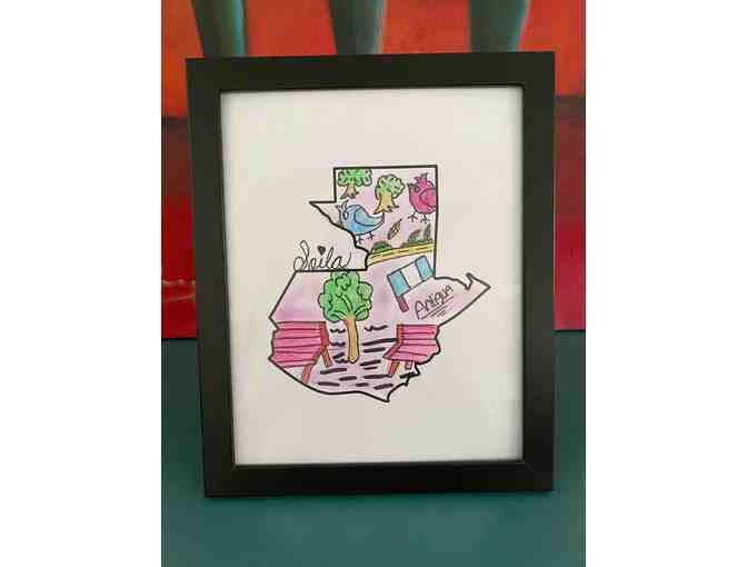 z Art by the children of El Amor de Patricia ~ 'Guatemala' Made with Love by Soila