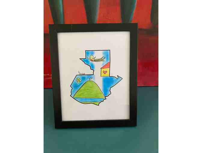 z Art by the children of El Amor de Patricia ~ 'Guatemala' Made with Love by Yesica