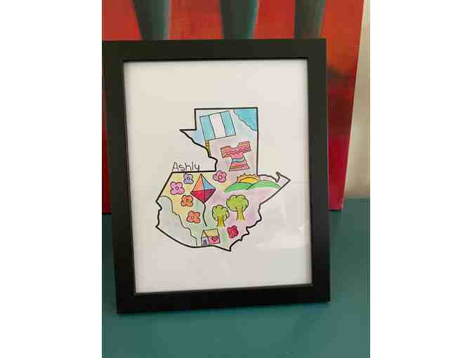 z Art by the children of El Amor de Patricia ~ 'Guatemala' Made with Love by Ashly