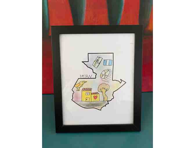 z Art by the children of El Amor de Patricia ~ 'Guatemala' Made with Love by Bryan