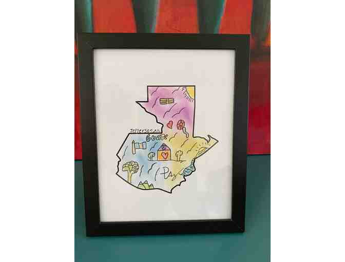 z Art by the children of El Amor de Patricia ~ 'Guatemala' Made with Love by Jefferson