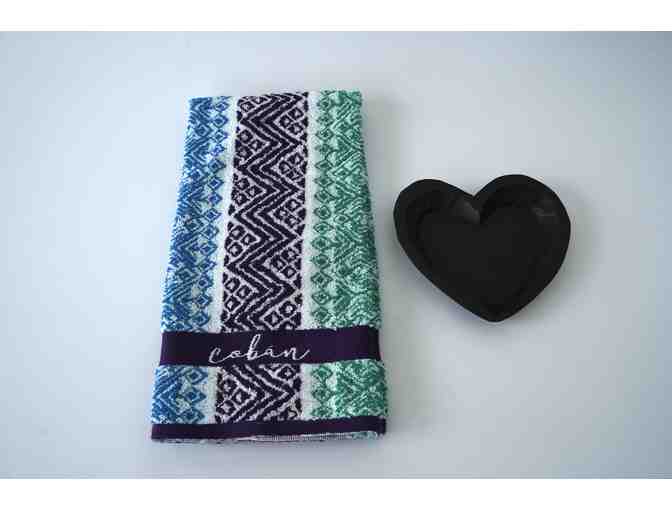 Coban Towel and Heart Shaped Tray - Photo 2