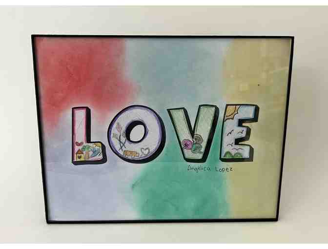 z Art by the children of El Amor de Patricia ~ 'Love' Made with Love by Angelica