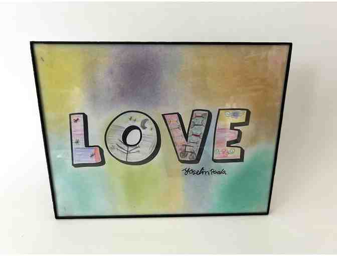 z Art by the children of El Amor de Patricia ~ 'Love' Made with Love by Yoselyn