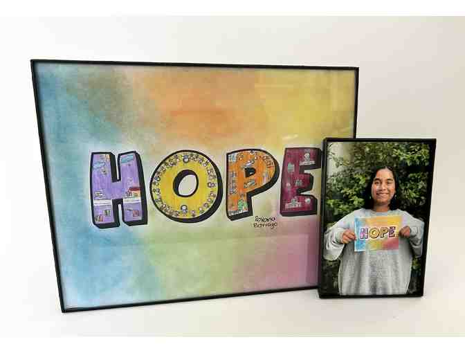 z Art by the children of El Amor de Patricia ~ 'Hope' Made with Love by Roxana
