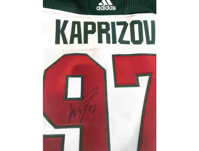 A Kirill Kaprizov Autographed Minnesota Wild Jersey
