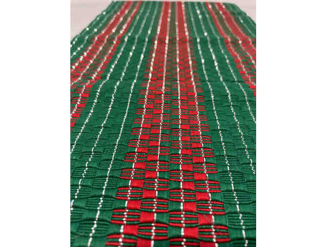 Christmas Red & Green Table Runner - Photo 1