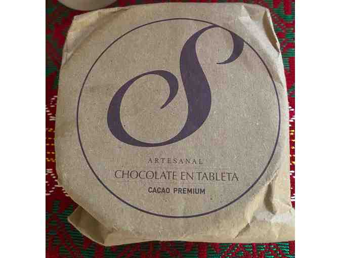 Ceramic tumbler and Guatemalan hot chocolate