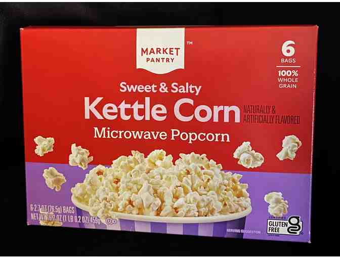 Time to Watch Christmas Movies - gift basket of necessities