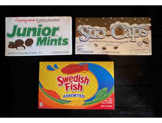 Time to Watch Christmas Movies - gift basket of necessities