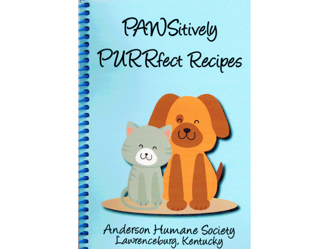 Anderson Humane Society's 'PAWSitively PURRfect Recipes' Cookbook