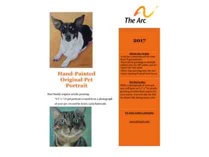 Hand-Painted Original Pet Portrait