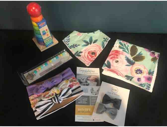 Welcome Baby Girl Basket