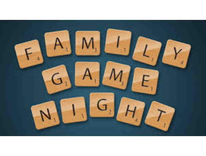 Family Game Night Gift Basket, donated by CRS Kindergarten Team