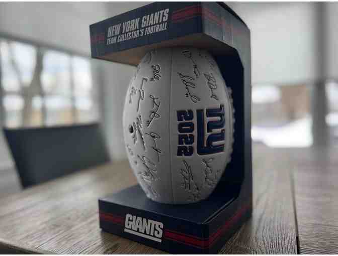 2022 New York Giants Team Collector's Embossed Football
