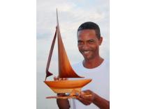 Doubloon Sail Boat by Robert Wright