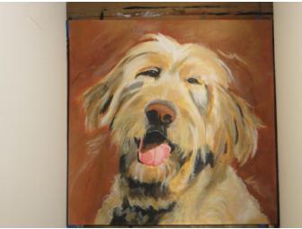 Original Acrylic Pet Painting by Local Artist, Jean Glaser.