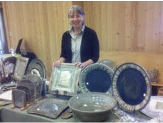 Ceramic Platter by local artist Juanita Marshall