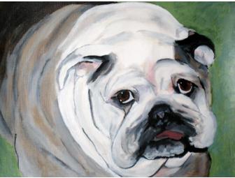 Original Acrylic Pet Painting by Local Artist, Jean Glaser.