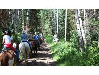 Horseback Ride for 4 People with Redpine Adventures in Park City, Utah