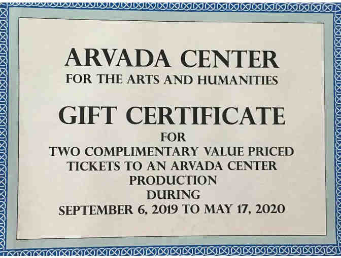 Arvada Center Gift Certificate - Photo 1