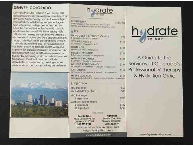 Hydrate IV Bar Gift Certificate - Photo 1