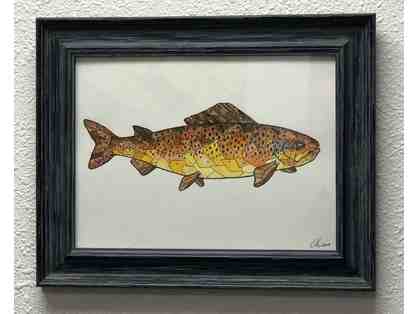 Custom Painting - Trout