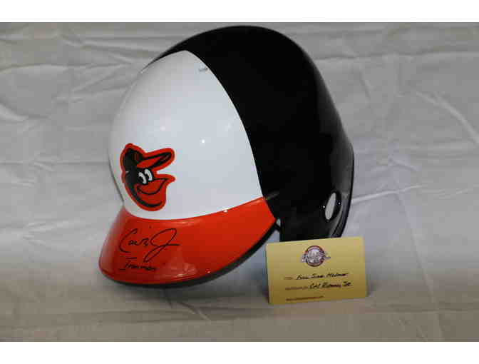 Signed Cal Ripken, JR. Official MLB Orioles Batting Helmet