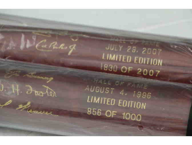 Baseball Hall of Fame Limited Edition Commemorative Bats (2) - Ripken & Weaver!